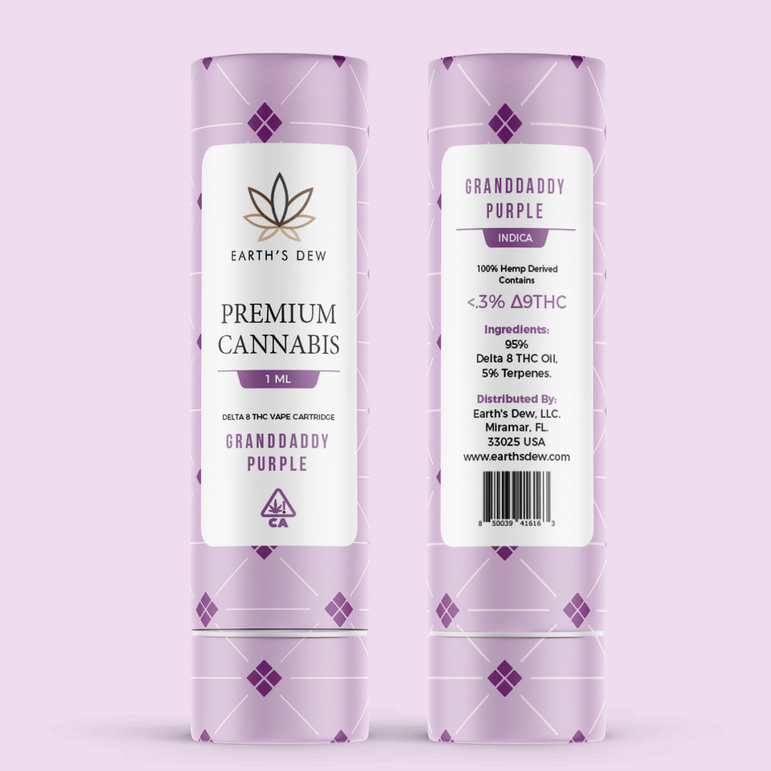 Granddaddy Purple - Delta 8 THC Vape Cartridge